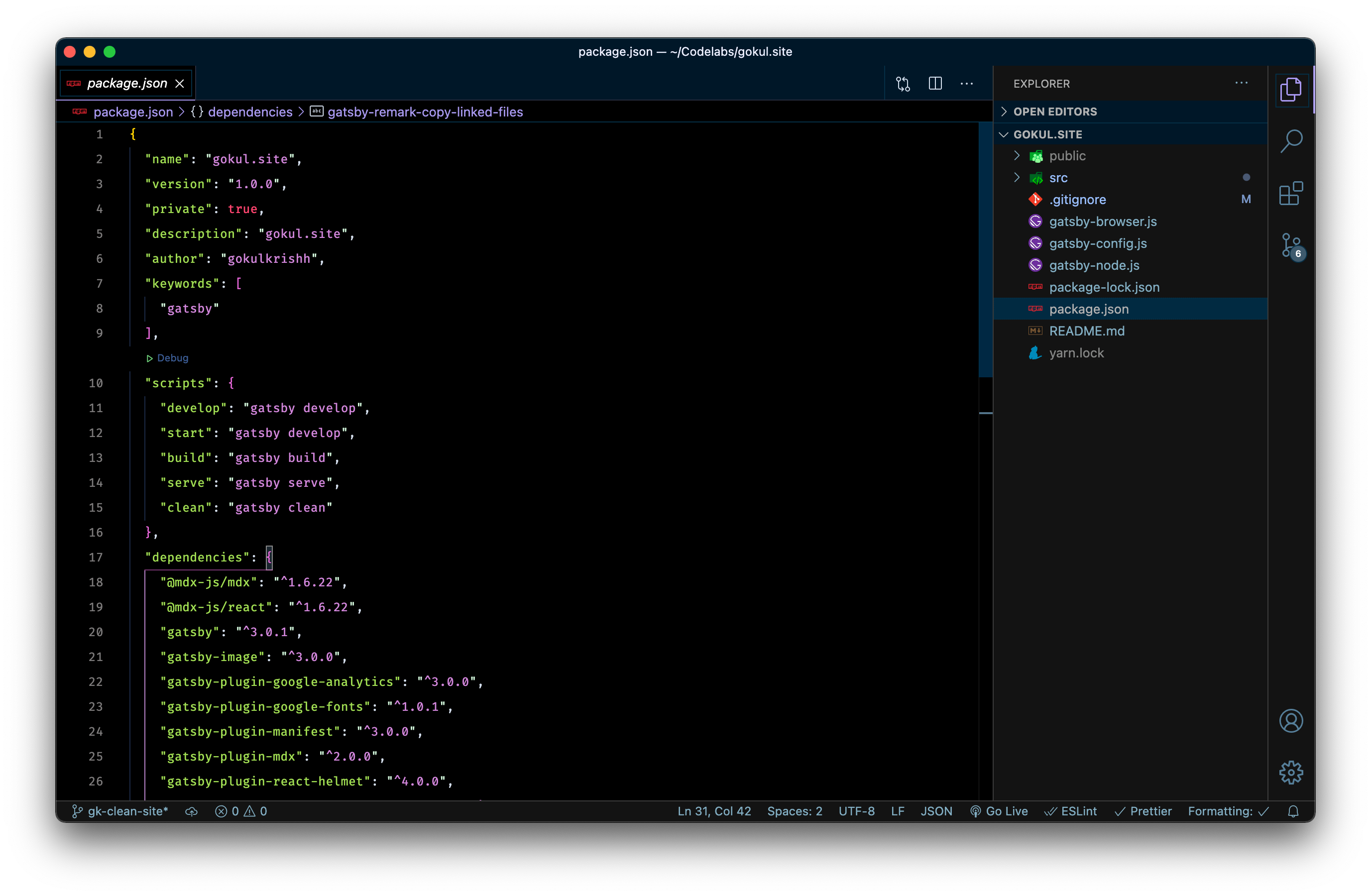 Visual Studio Code Editor